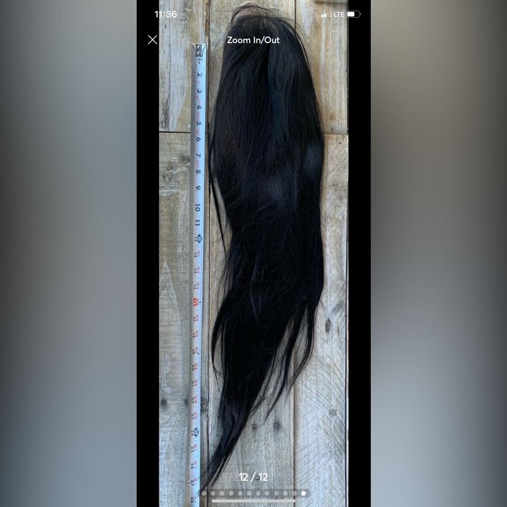 LUVME SILKY STRAIGHT GLUELESS 13X4 HD LACE WIG VIRGIN HUMAN HAIR PRE-PLUCKED - Picture 10 of 10
